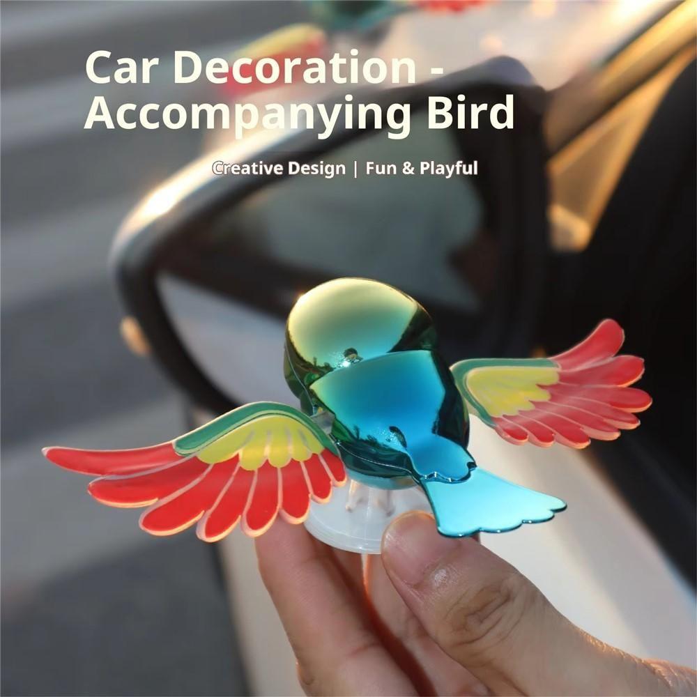 Wind-Powered Swinging Bird Wing Ornament – Kinetic Garden And Vehicle Decor