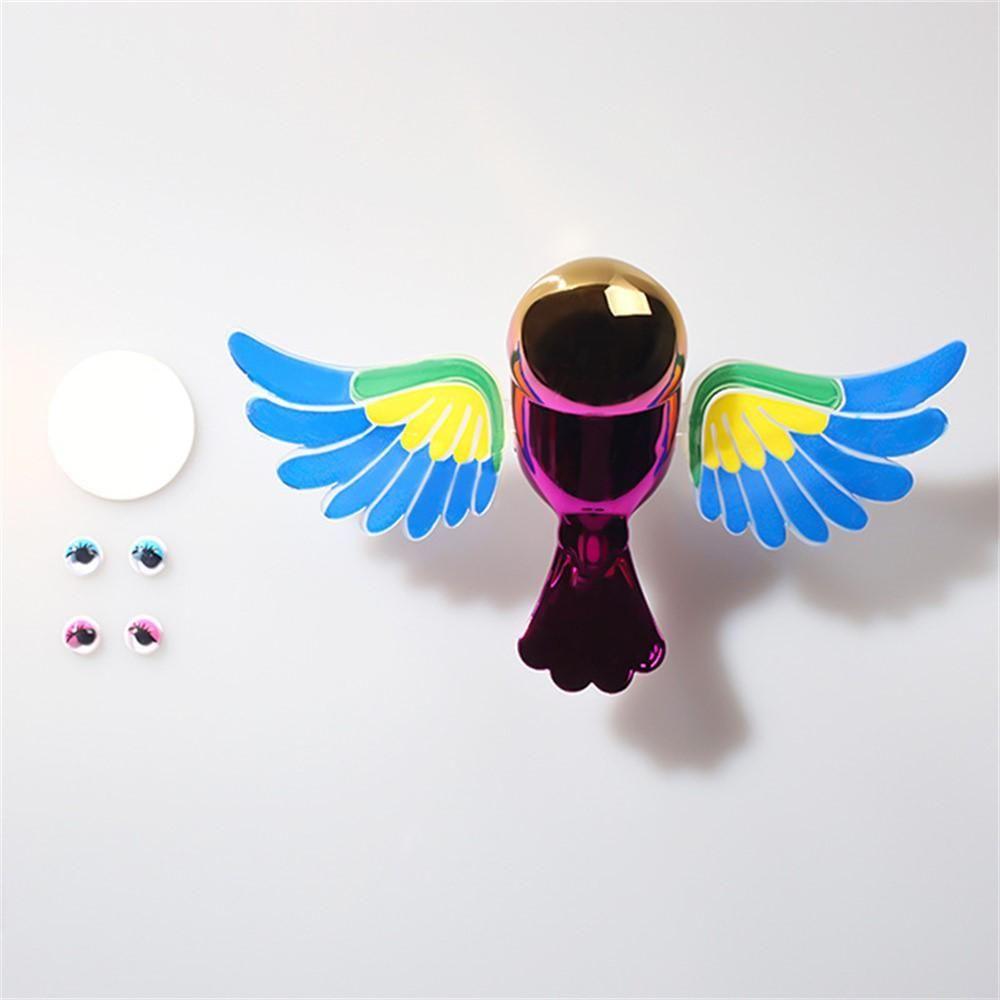 Wind-Powered Swinging Bird Wing Ornament – Kinetic Garden And Vehicle Decor