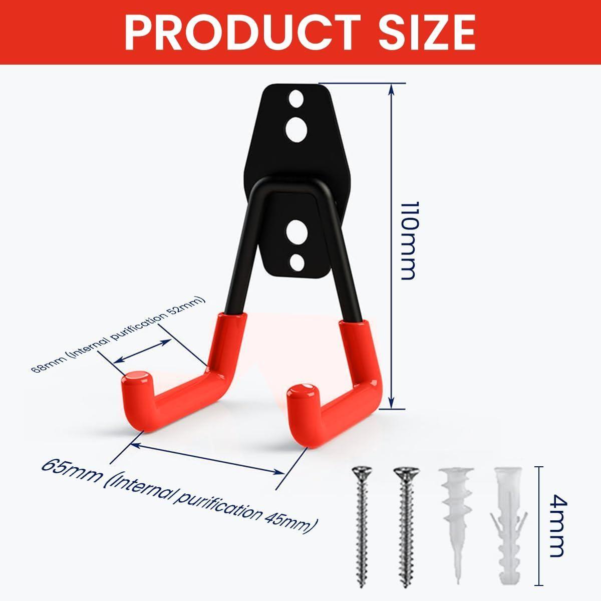 Heavy Duty Wall Hooks – Pack of 2 | Strong & Damage-Free Hanging