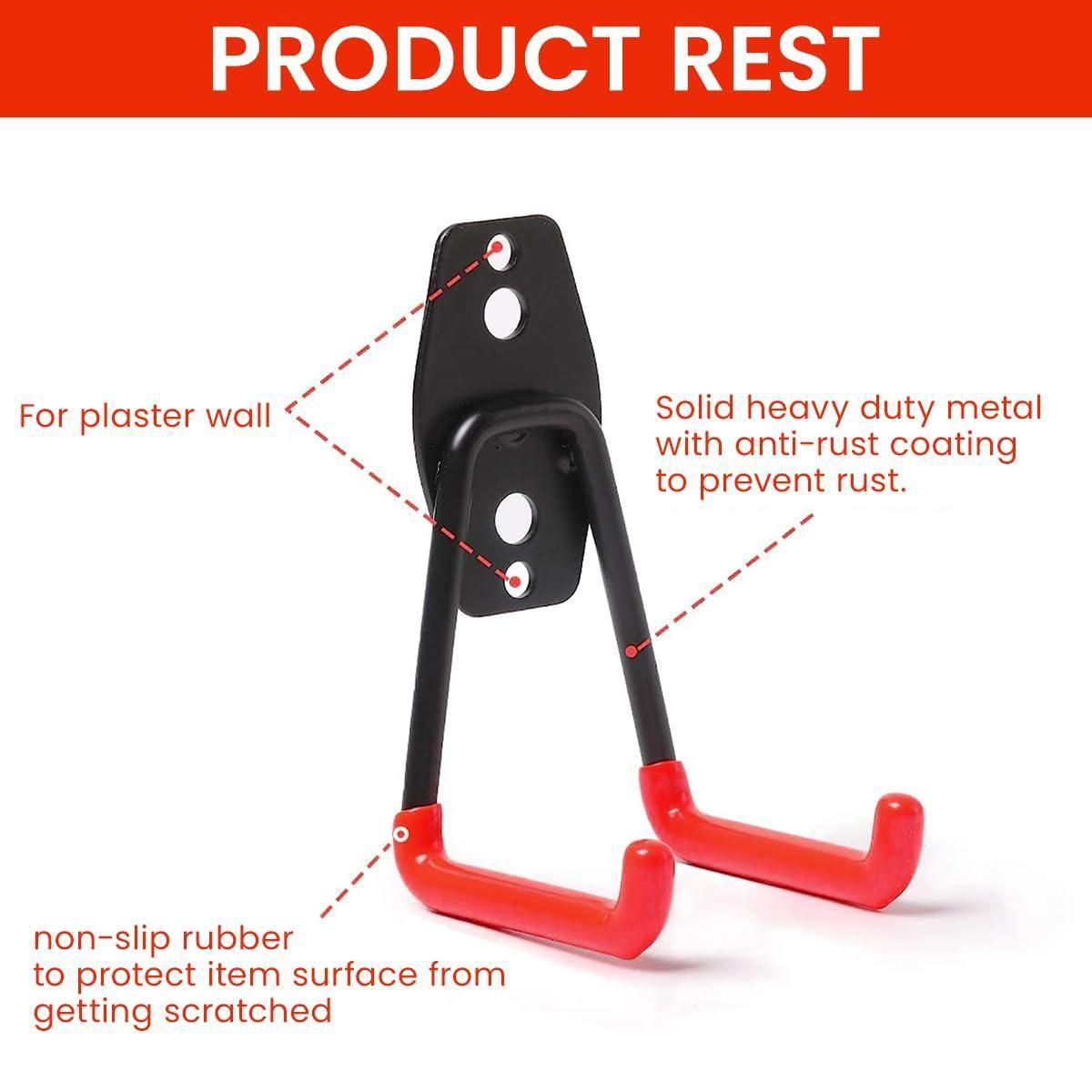 Heavy Duty Wall Hooks – Pack of 2 | Strong & Damage-Free Hanging
