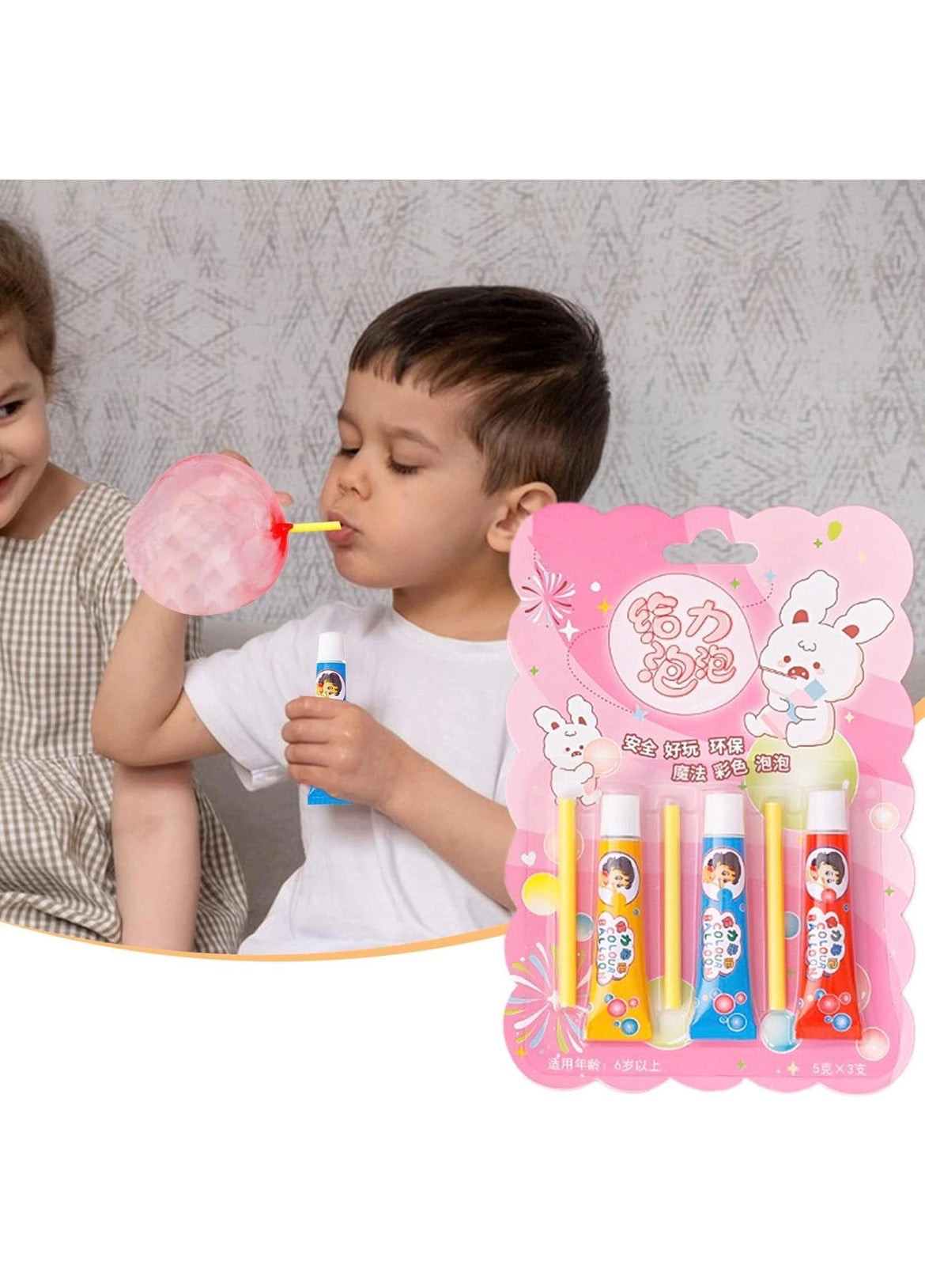 Colorful Bloonies Bubble Making Kit for Kids – Pack of 2