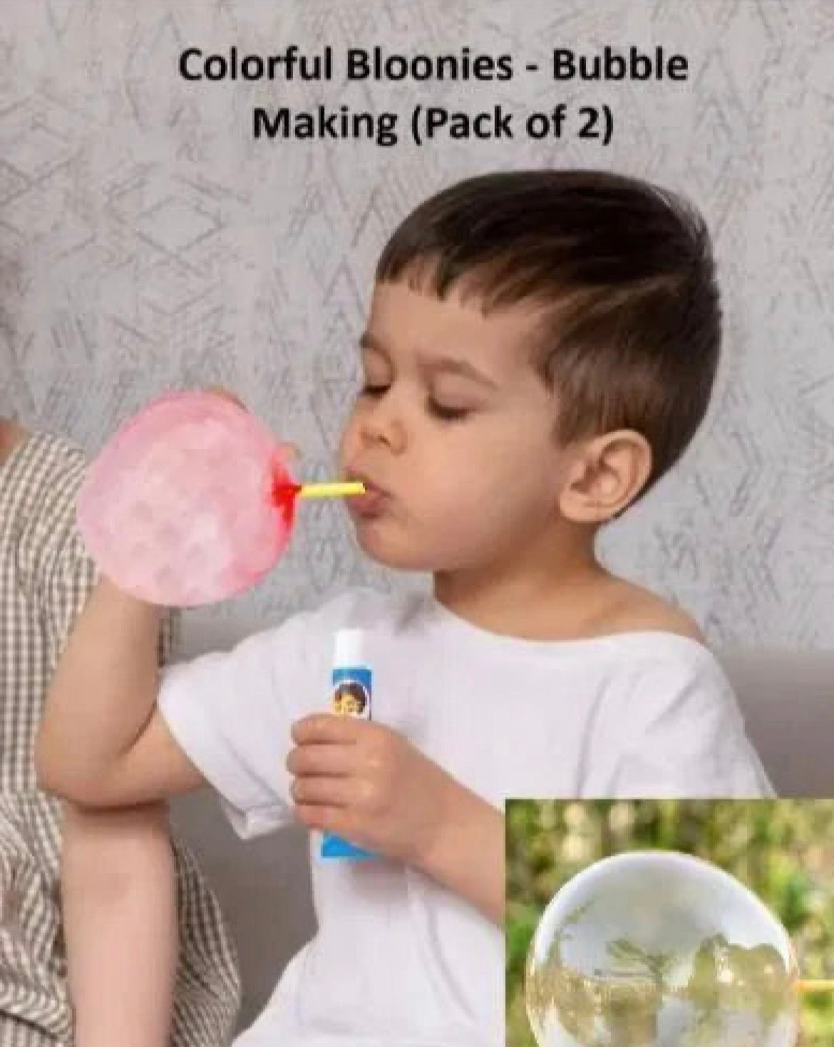 Colorful Bloonies Bubble Making Kit for Kids – Pack of 2