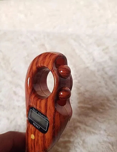 JapCounter™ Premium Digital Jaap Mala | Rotating Prayer Beads with LED Counter