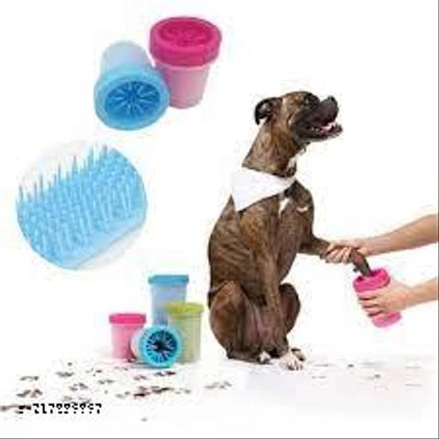 Pet Foot Washer for Cats & Dogs — Multicolor | Quick & Mess-Free Paw Cleaning